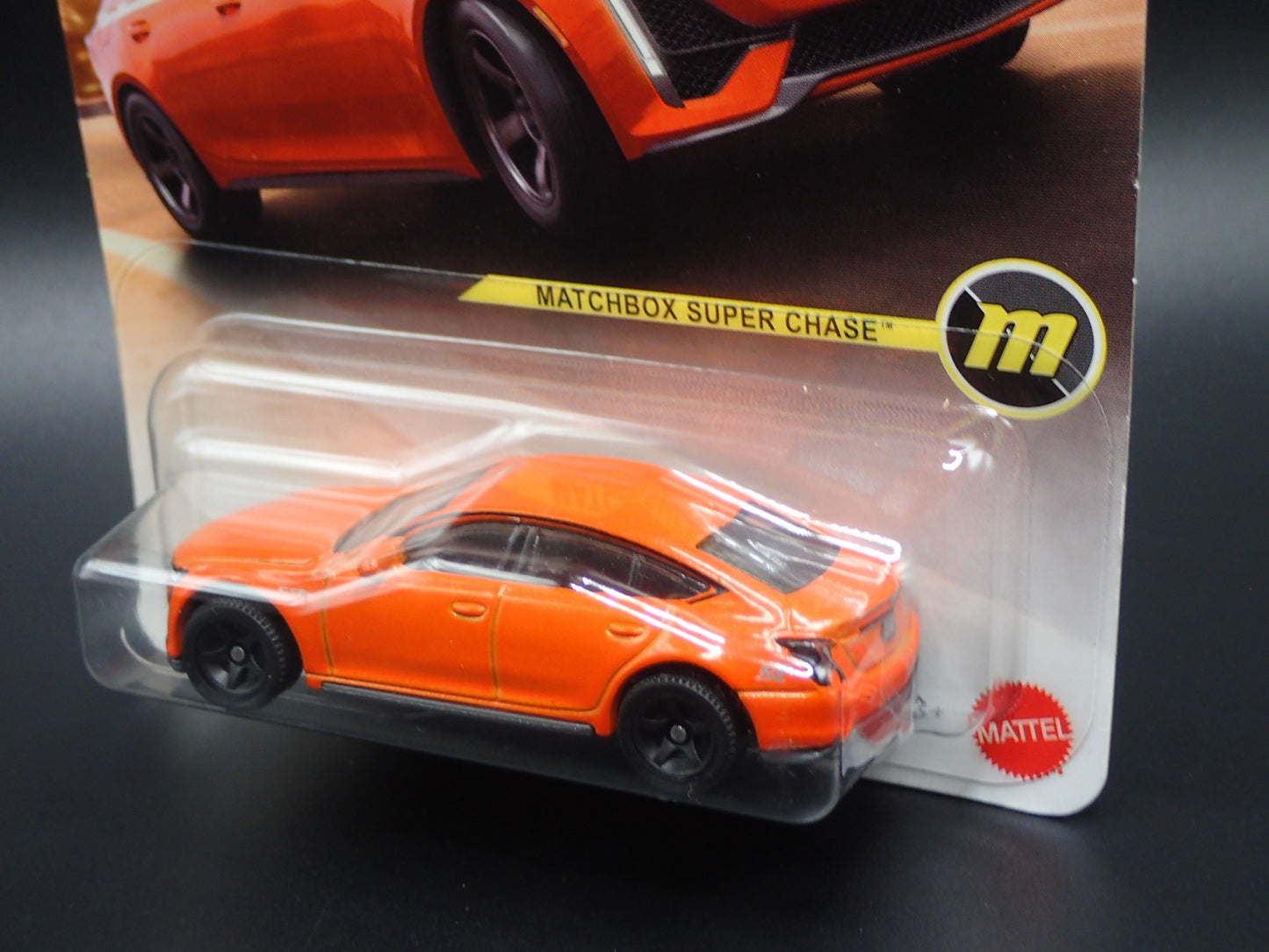 2025 MATCHBOX 2021 CADILLAC CT5-V ORANGE SUPER CHASE 1/64 SCALE RUBBER TIRE RARE