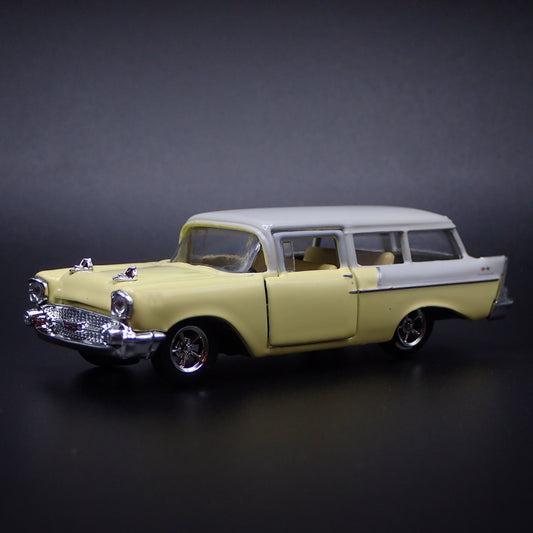 1957 57 CHEVY CHEVROLET HANDYMAN STATION WAGON 1:64 SCALE DIECAST MODEL CAR