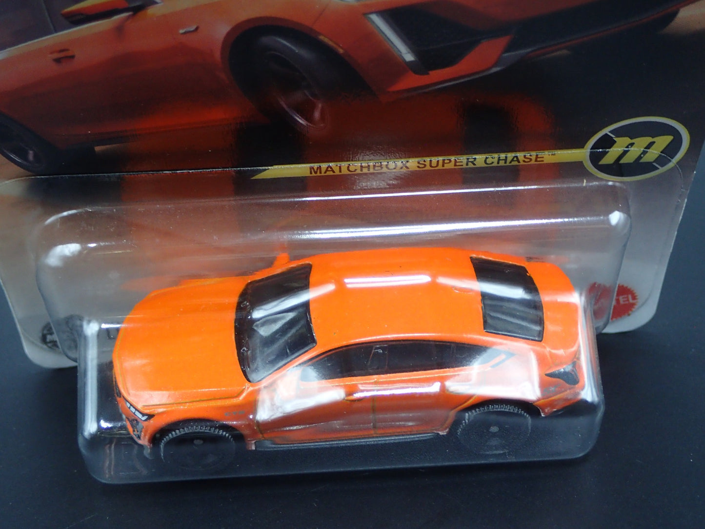 2025 MATCHBOX 2021 CADILLAC CT5-V ORANGE SUPER CHASE 1/64 SCALE RUBBER TIRE RARE