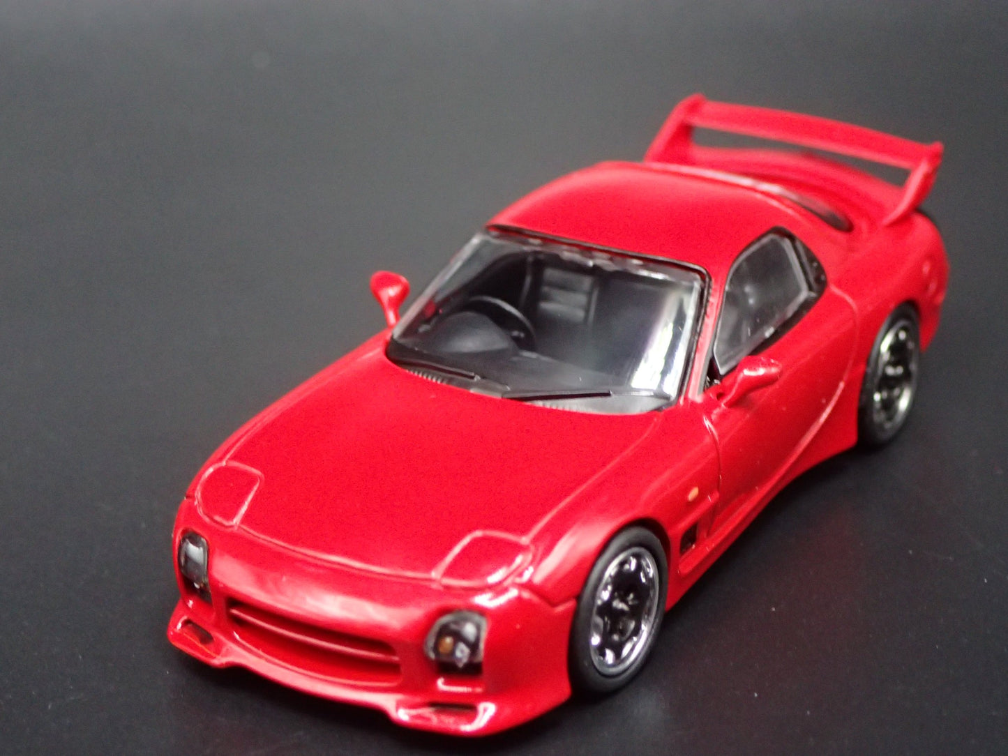 MAZDA RX7 FD3S VERTEX JDM A SPEC RED RARE 1:64 SCALE DIORAMA DIECAST MODEL CAR