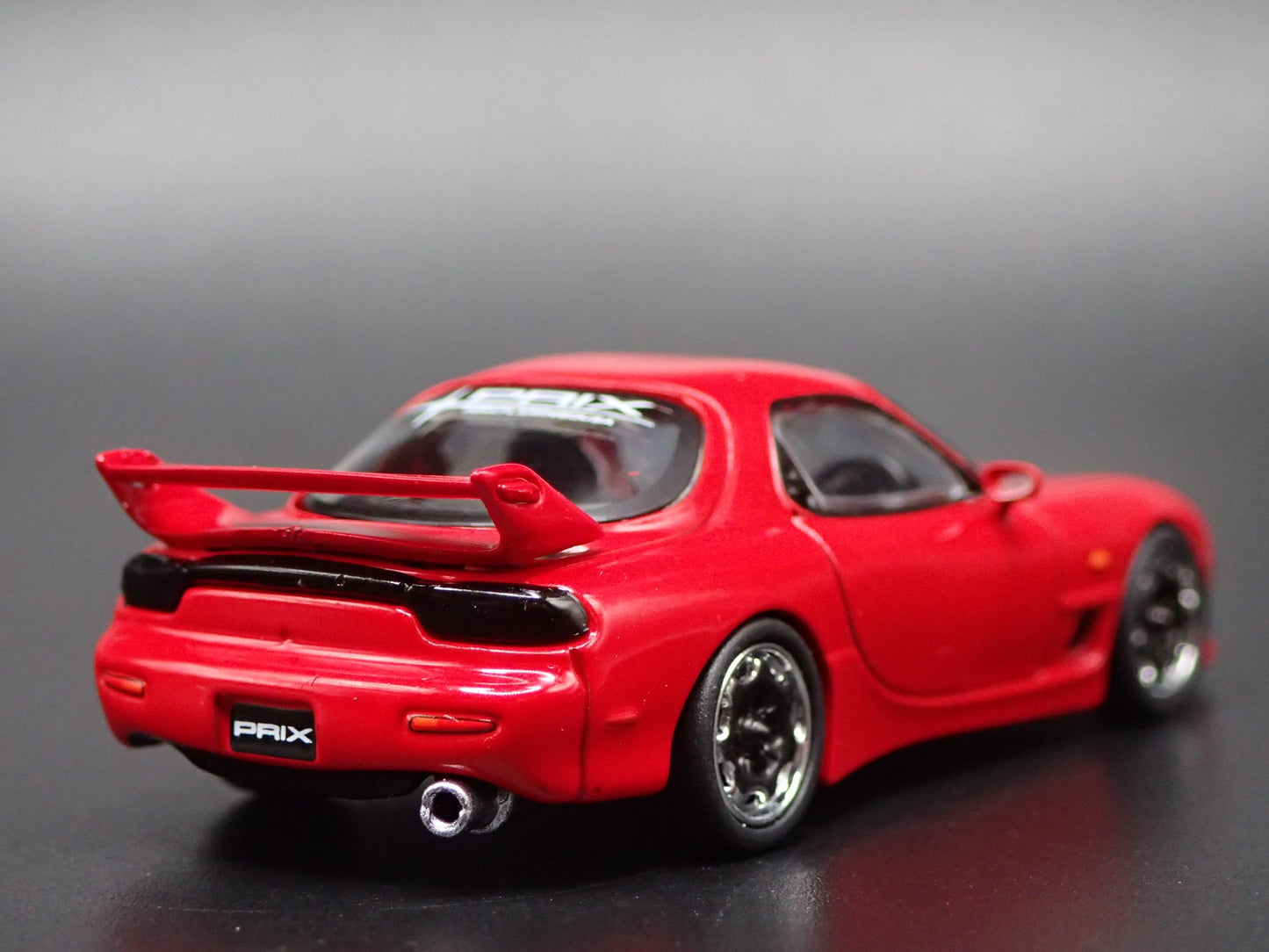 MAZDA RX7 FD3S VERTEX JDM A SPEC RED RARE 1:64 SCALE DIORAMA DIECAST MODEL CAR