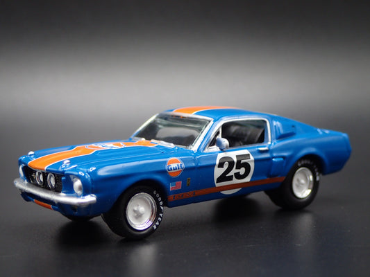 1967 67 FORD MUSTANG SHELBY GT500 FASTBACK GULF 1:64 SCALE DIECAST MODEL CAR
