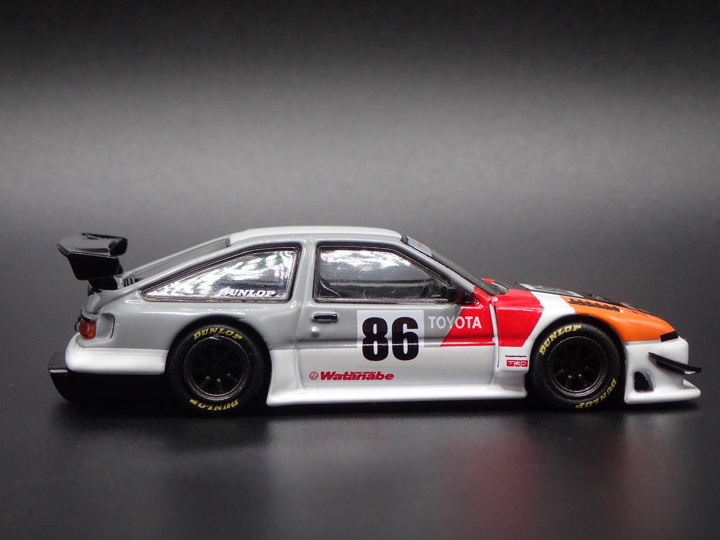 1983-1987 TOYOTA COROLLA AE86 JONSIBAL DESIGNWORKS 1/64 SCALE DIECAST MODEL CAR