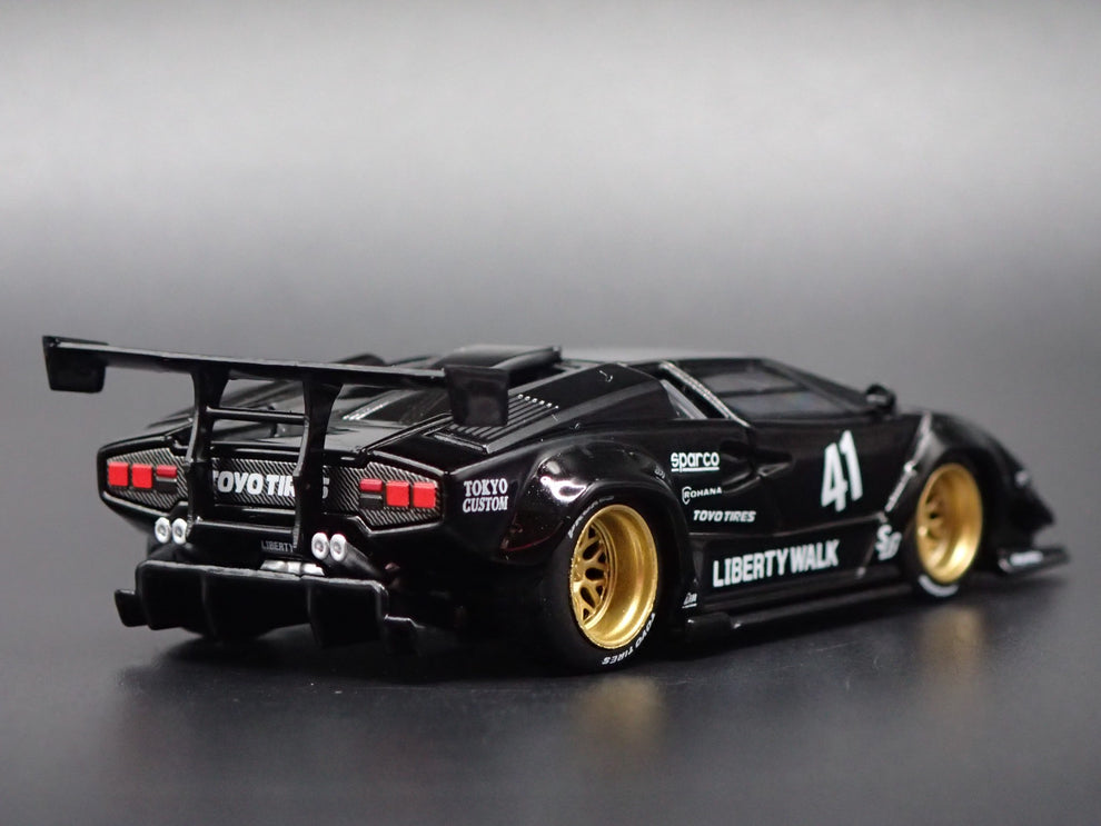 1974-1990 LAMBORGHINI COUNTACH LB WORKS 1:64 SCALE DIORAMA DIECAST MOD ...