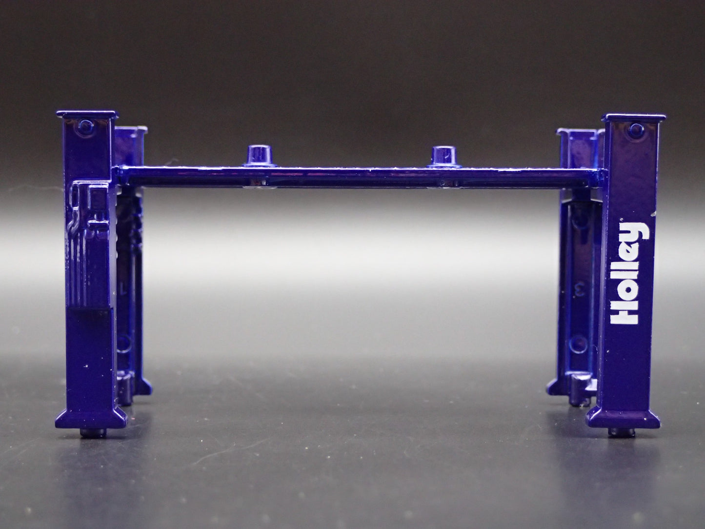 HOLLEY BLUE 1:64 SCALE AUTO SHOP MECHANIC GARAGE 4 POST CAR LIFT DIECAST MODEL