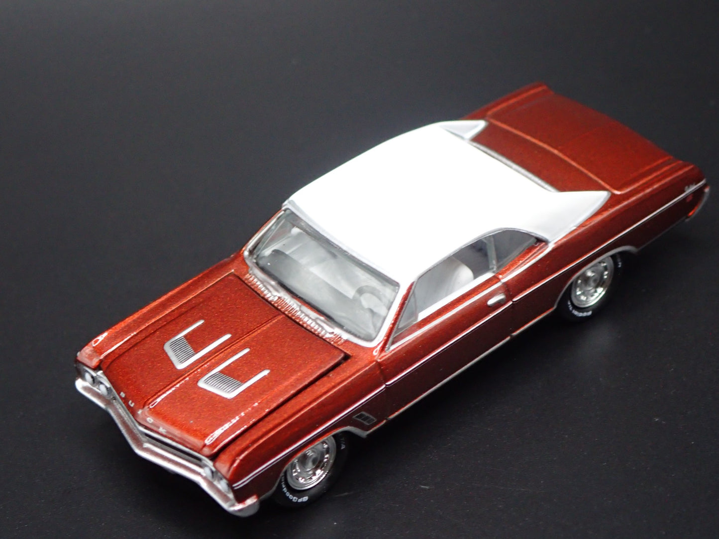 1966 66 BUICK SKYLARK GS RED 1:64 SCALE COLLECTIBLE DIORAMA DIECAST MODEL CAR