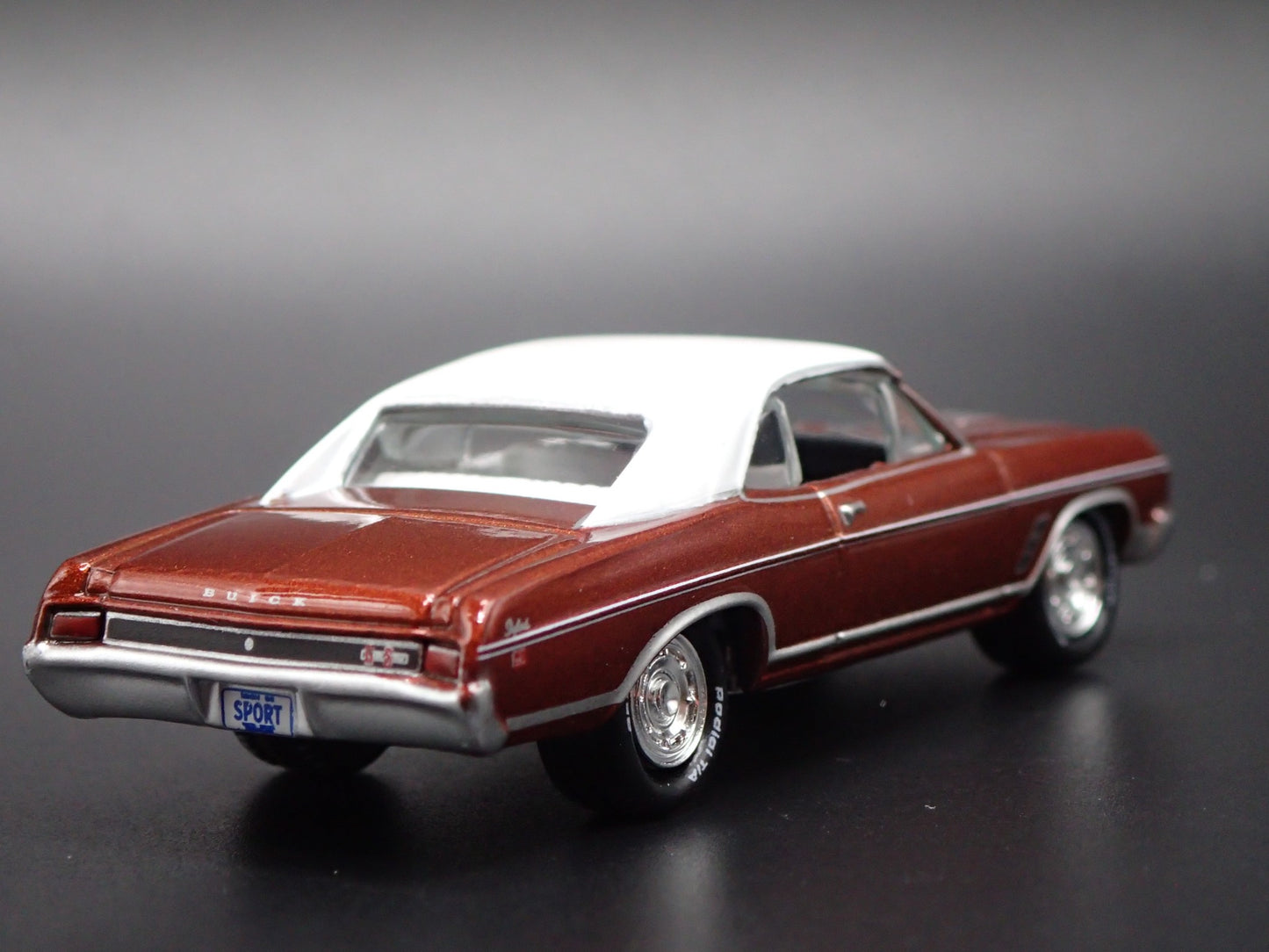 1966 66 BUICK SKYLARK GS RED 1:64 SCALE COLLECTIBLE DIORAMA DIECAST MODEL CAR