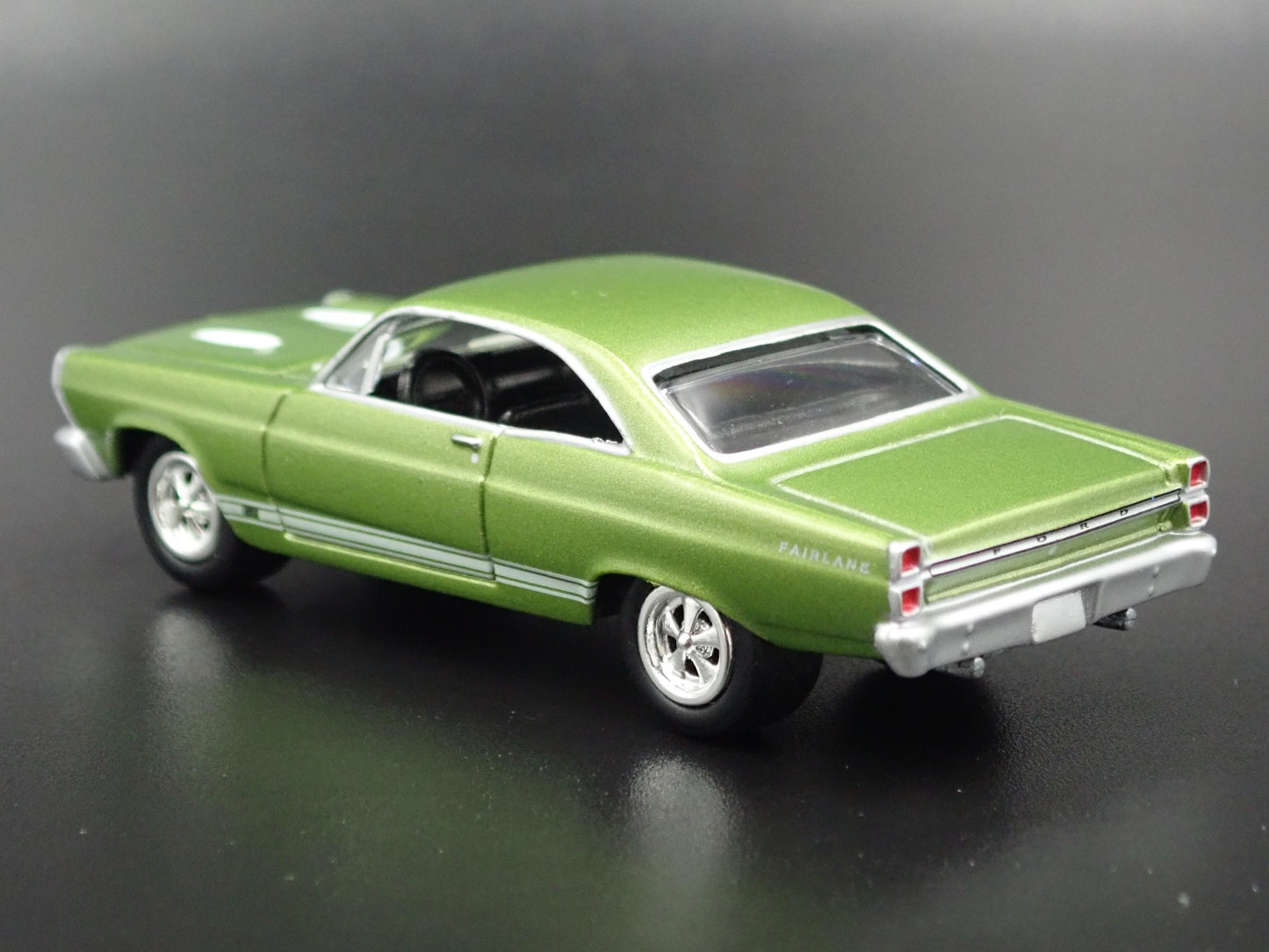 1967 FORD FAIRLANE GT GREEN 1/64 SCALE COLLECTIBLE DIORAMA DIECAST MODEL CAR