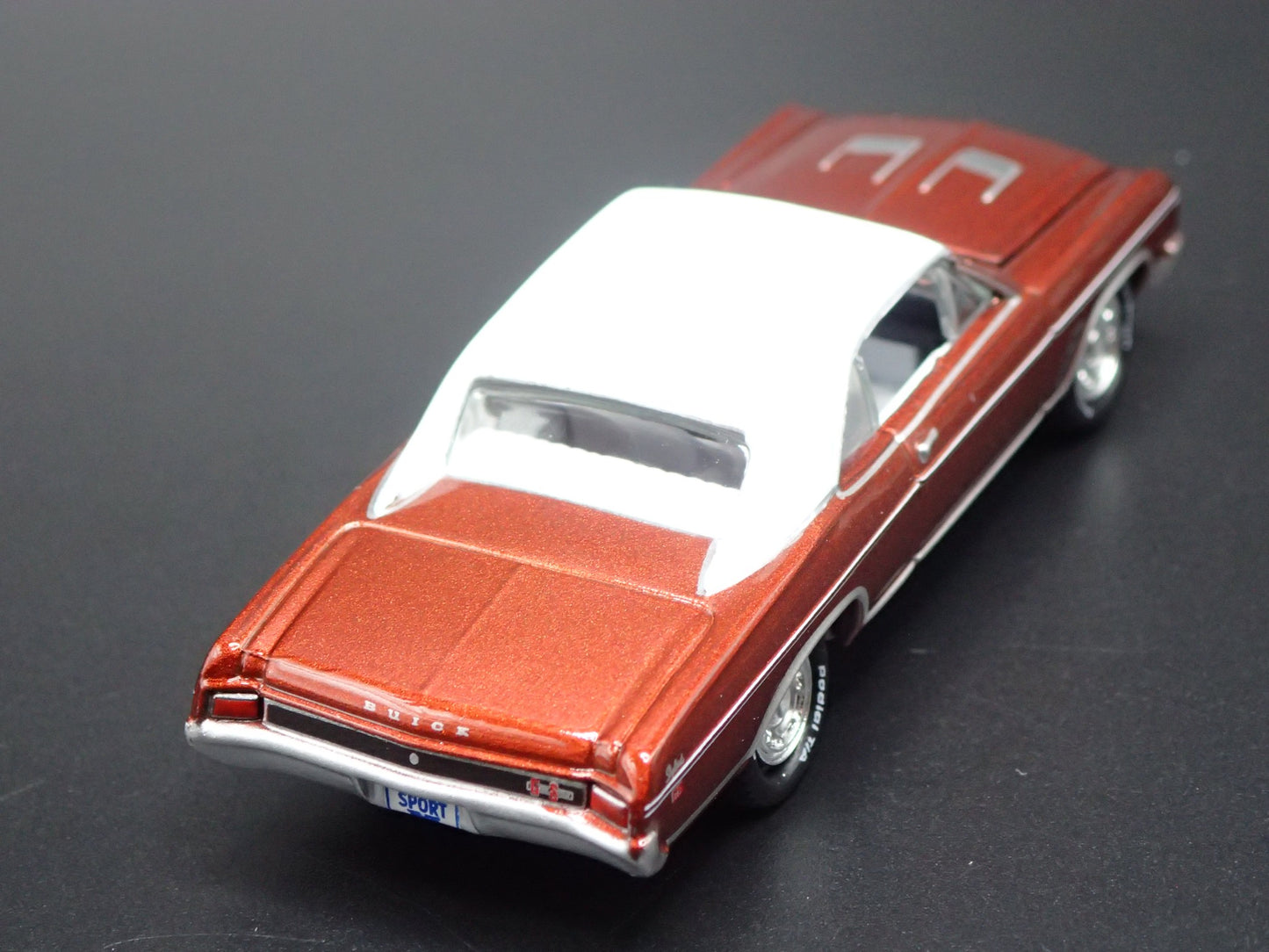 1966 66 BUICK SKYLARK GS RED 1:64 SCALE COLLECTIBLE DIORAMA DIECAST MODEL CAR