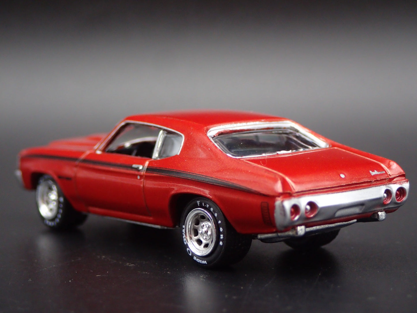 1972 72 CHEVY CHEVROLET CHEVELLE HEAVY CHEVY RED 1:64 SCALE DIECAST MODEL CAR