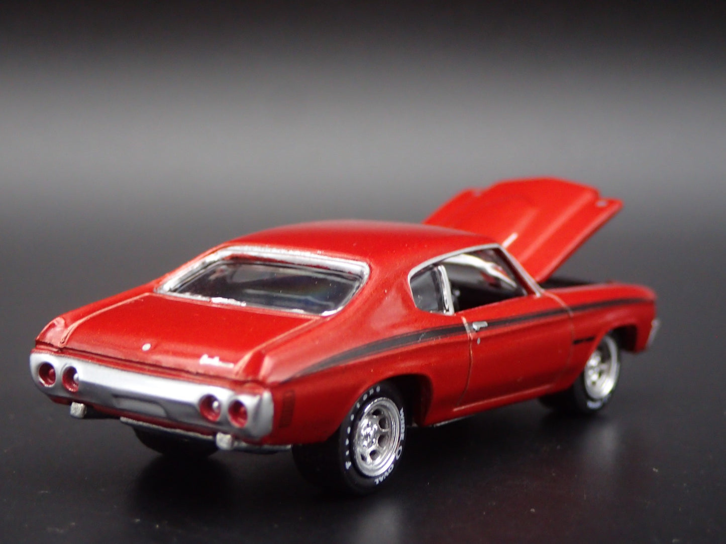 1972 72 CHEVY CHEVROLET CHEVELLE HEAVY CHEVY RED 1:64 SCALE DIECAST MODEL CAR