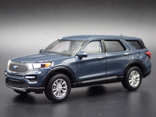 2020-2025 FORD EXPLORER SUV BLUE 1:64 SCALE COLLECTIBLE DIECAST MODEL CAR