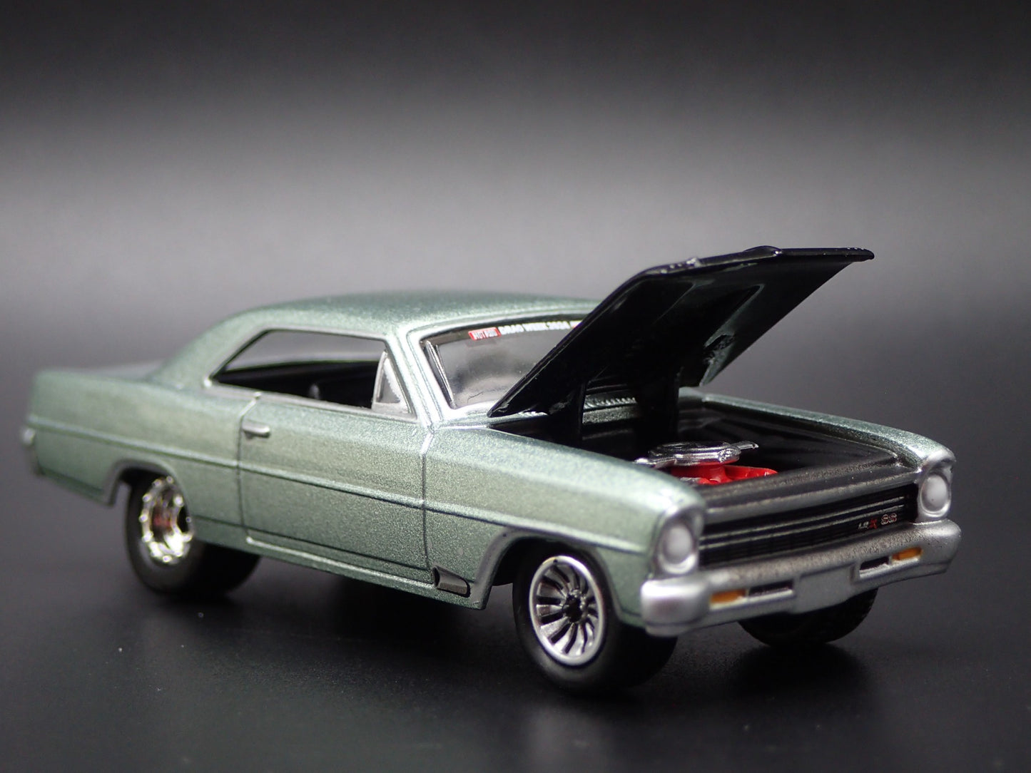 1967 67 CHEVY CHEVROLET NOVA NHRA HITCH 1:64 SCALE COLLECTIBLE DIECAST MODEL CAR