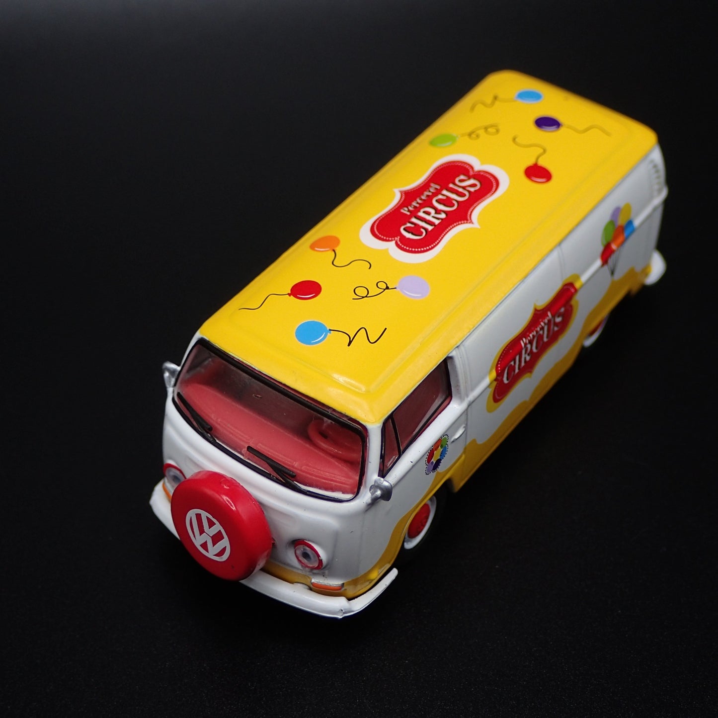1967-1979 VW VOLKSWAGEN TYPE 2 T2 PANEL VAN CIRCUS 1/64 SCALE DIECAST MODEL CAR