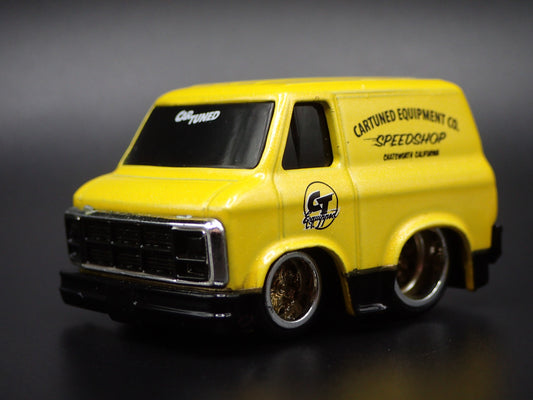 1979 79 GMC VANDURA PANEL VAN CAR TUNED YELLOW 1/64 SCALE DIECAST MODEL CAR