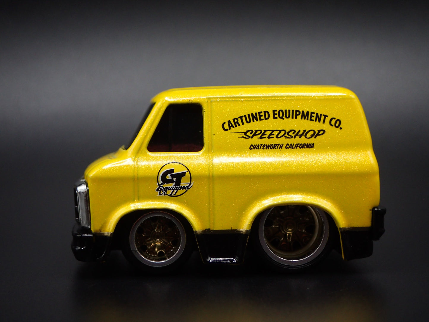 1979 79 GMC VANDURA PANEL VAN CAR TUNED YELLOW 1/64 SCALE DIECAST MODEL CAR