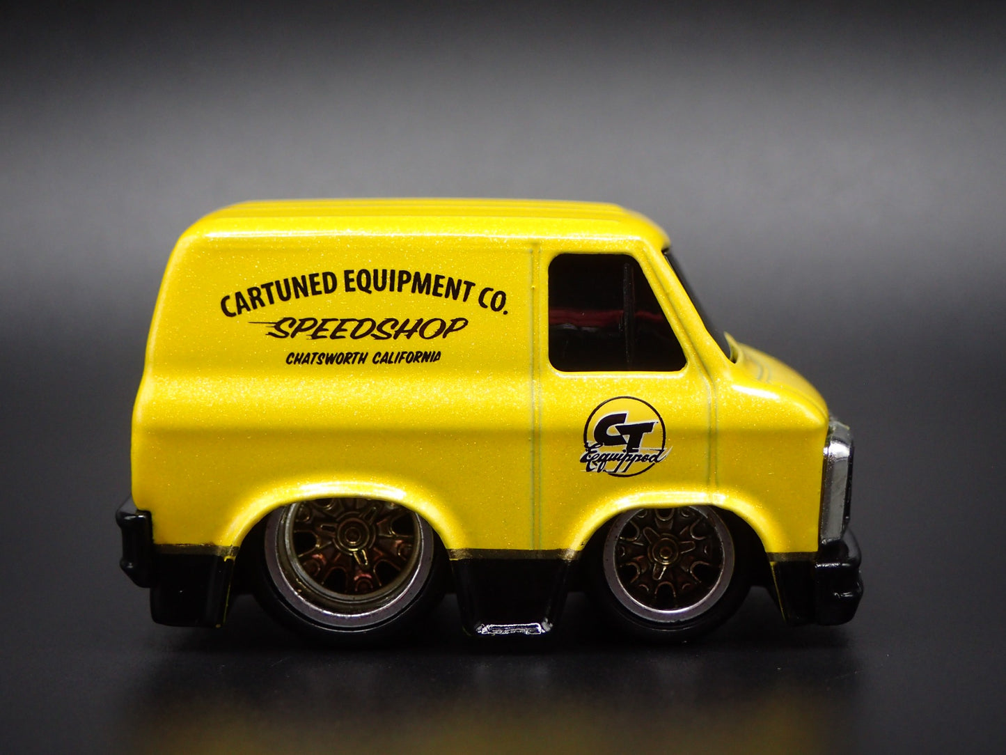 1979 79 GMC VANDURA PANEL VAN CAR TUNED YELLOW 1/64 SCALE DIECAST MODEL CAR