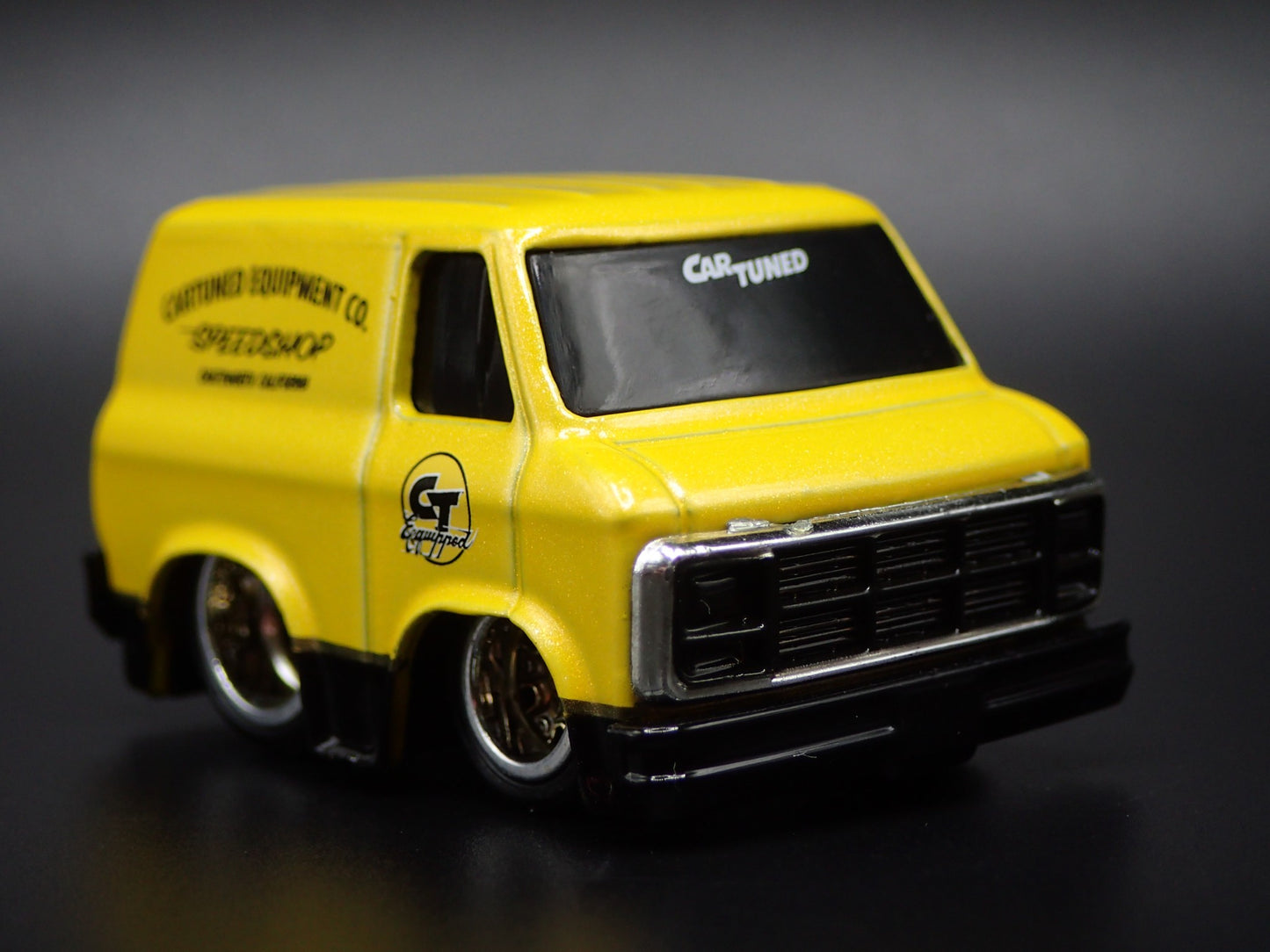 1979 79 GMC VANDURA PANEL VAN CAR TUNED YELLOW 1/64 SCALE DIECAST MODEL CAR
