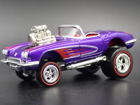 1958 58 CHEVY CHEVROLET CORVETTE CONVERTIBLE ZINGER 1:64 SCALE DIECAST MODEL CAR