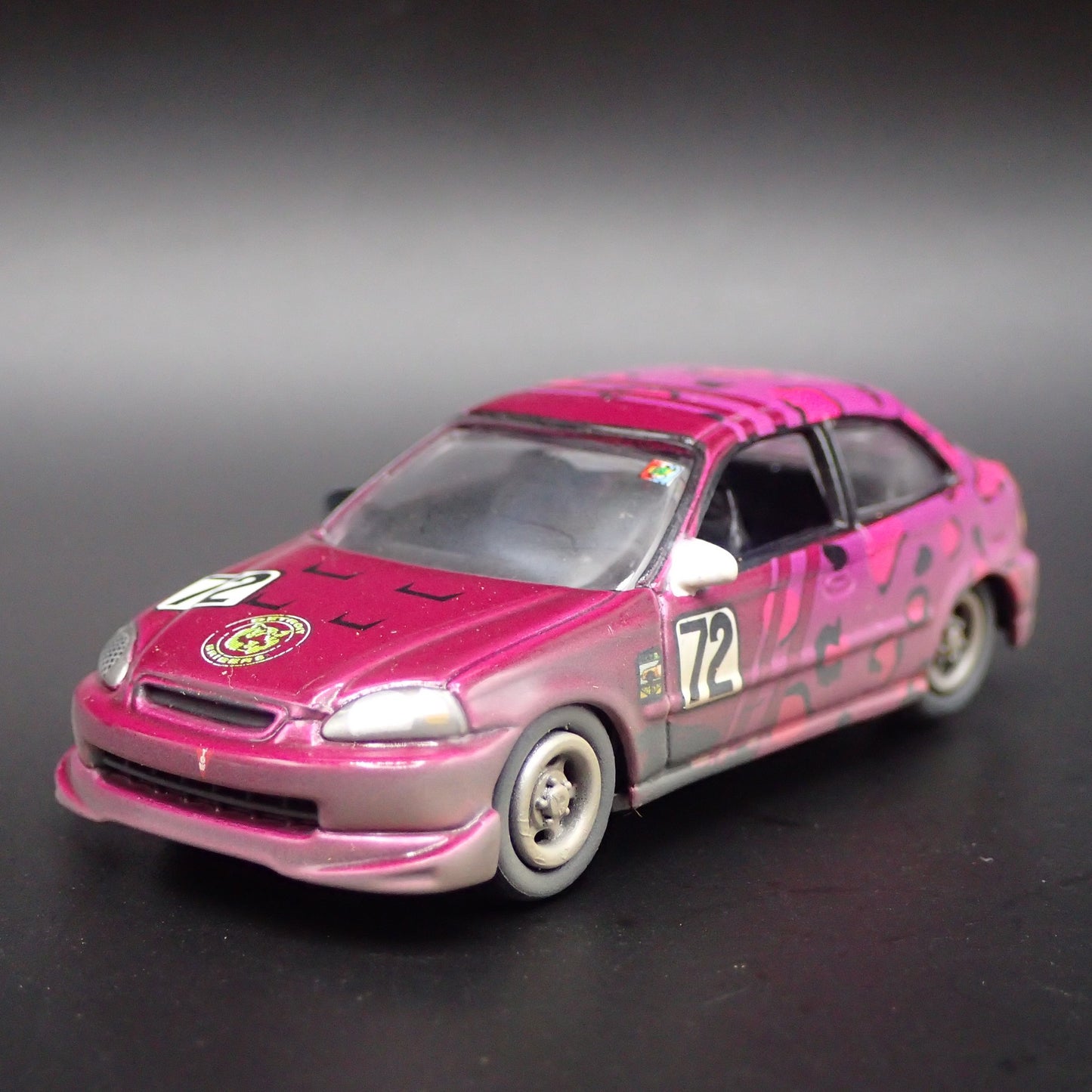 1996-2000 HONDA CIVIC HATCHBACK 24 HRS OF LEMONS 1/64 SCALE DIECAST MODEL CAR