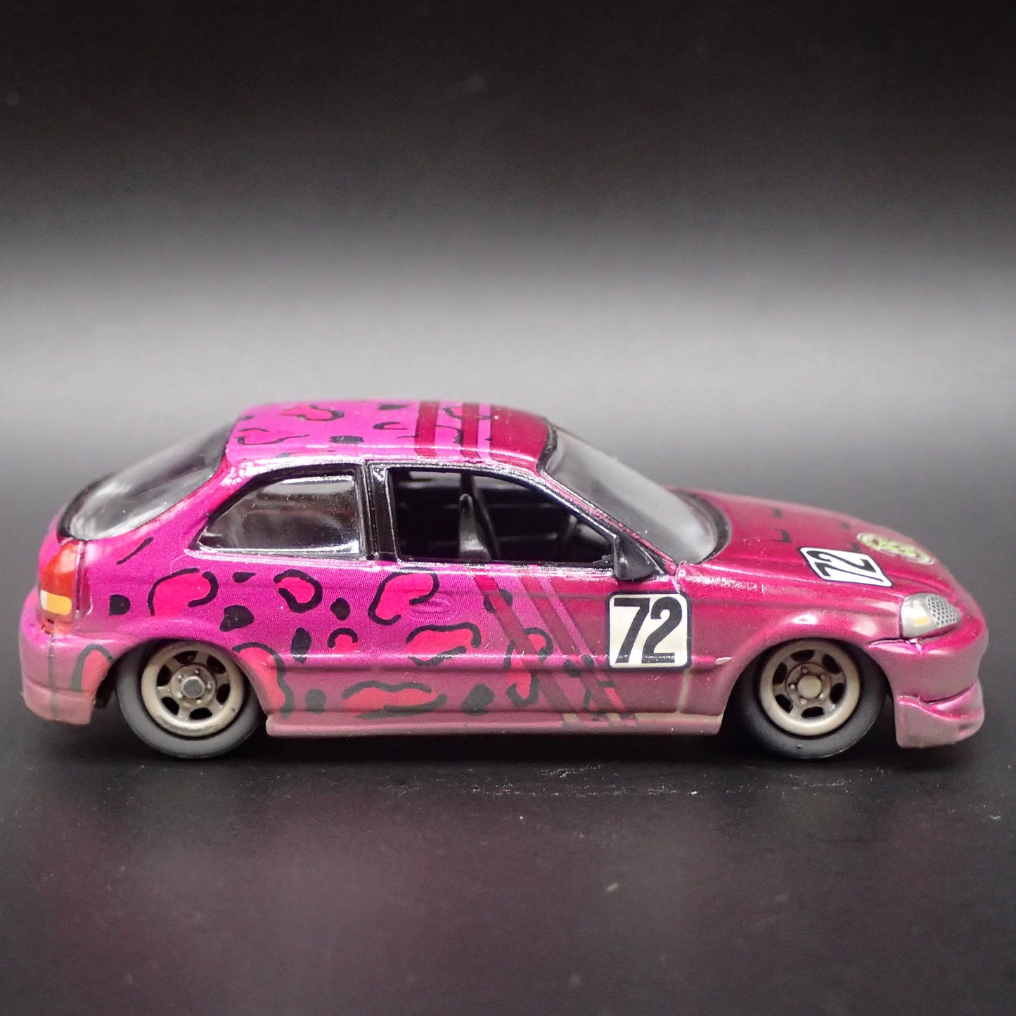 1996-2000 HONDA CIVIC HATCHBACK 24 HRS OF LEMONS 1/64 SCALE DIECAST MODEL CAR