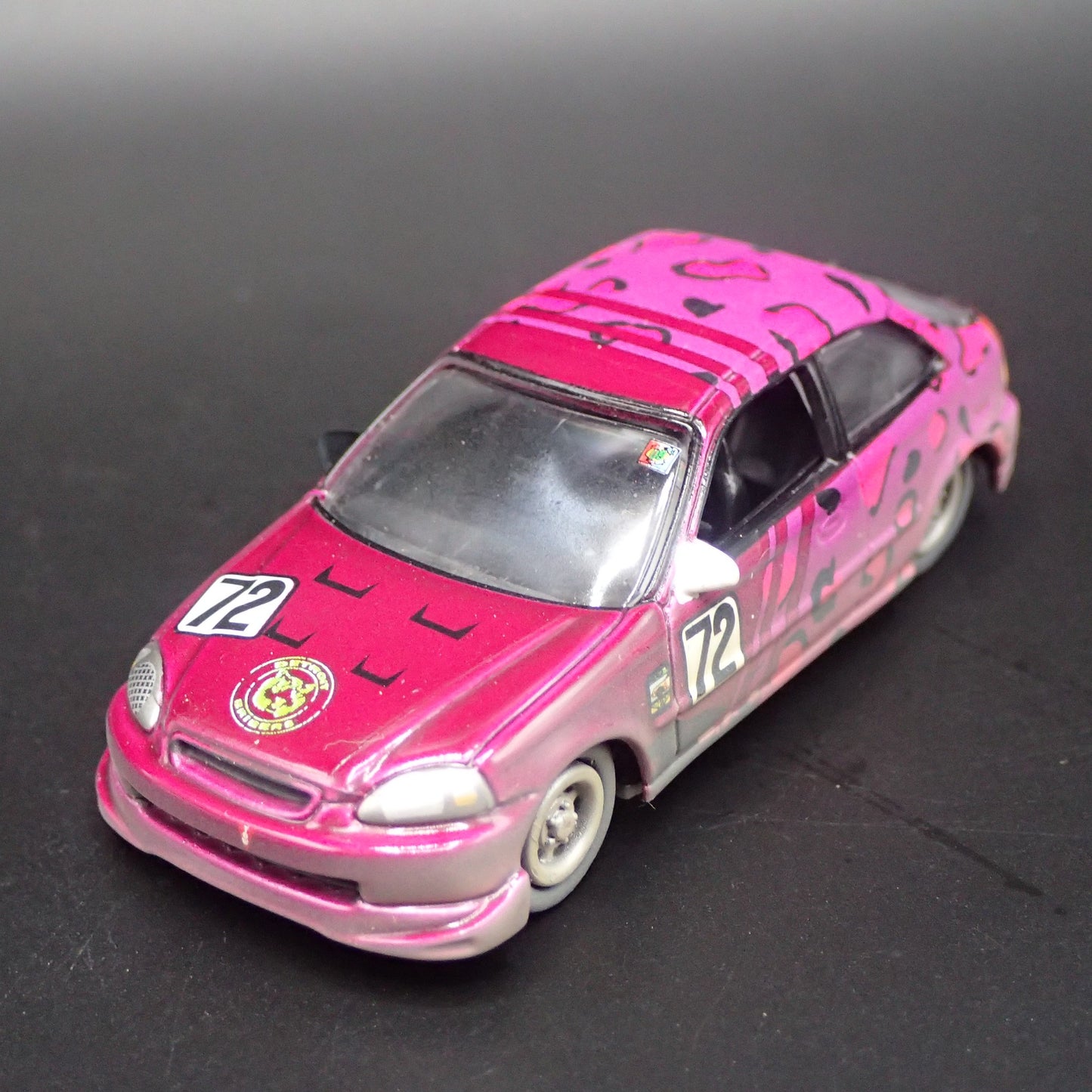 1996-2000 HONDA CIVIC HATCHBACK 24 HRS OF LEMONS 1/64 SCALE DIECAST MODEL CAR