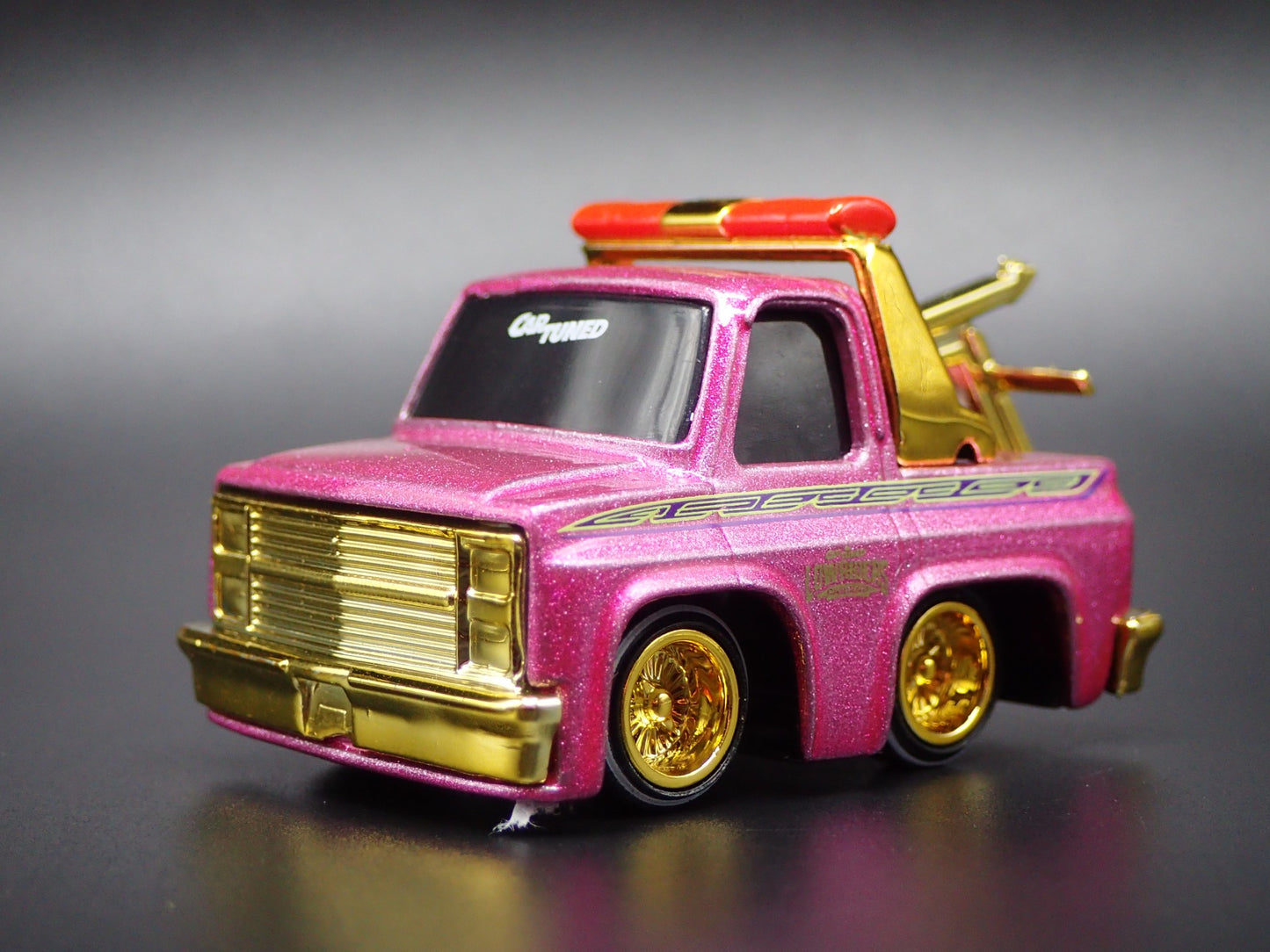 1987 87 CHEVROLET C10 PICKUP TRUCK TOW TRUCK TUNED 1/64 SCALE DIECAST MODEL CAR