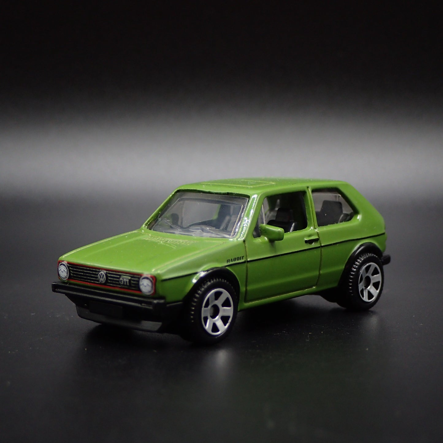 1974-1983 VW VOLKSWAGEN GOLF GTI MK1 GREEN 1:64 SCALE DIORAMA DIECAST MODEL CAR