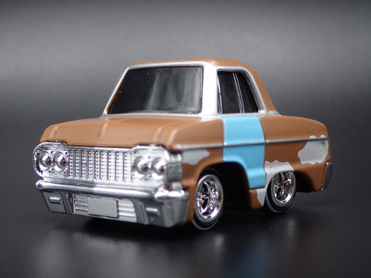 1964 CHEVY CHEVROLET IMPALA BAR FIND TUNED PATINA 1:64 SCALE DIECAST MODEL CAR