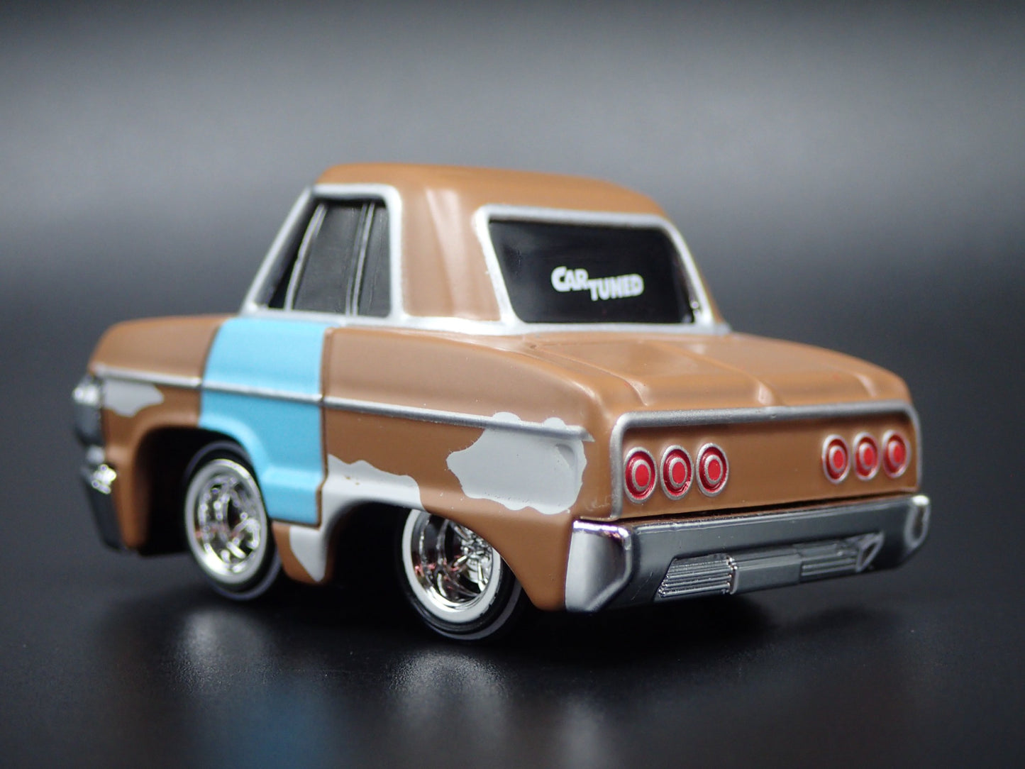 1964 CHEVY CHEVROLET IMPALA BAR FIND TUNED PATINA 1:64 SCALE DIECAST MODEL CAR