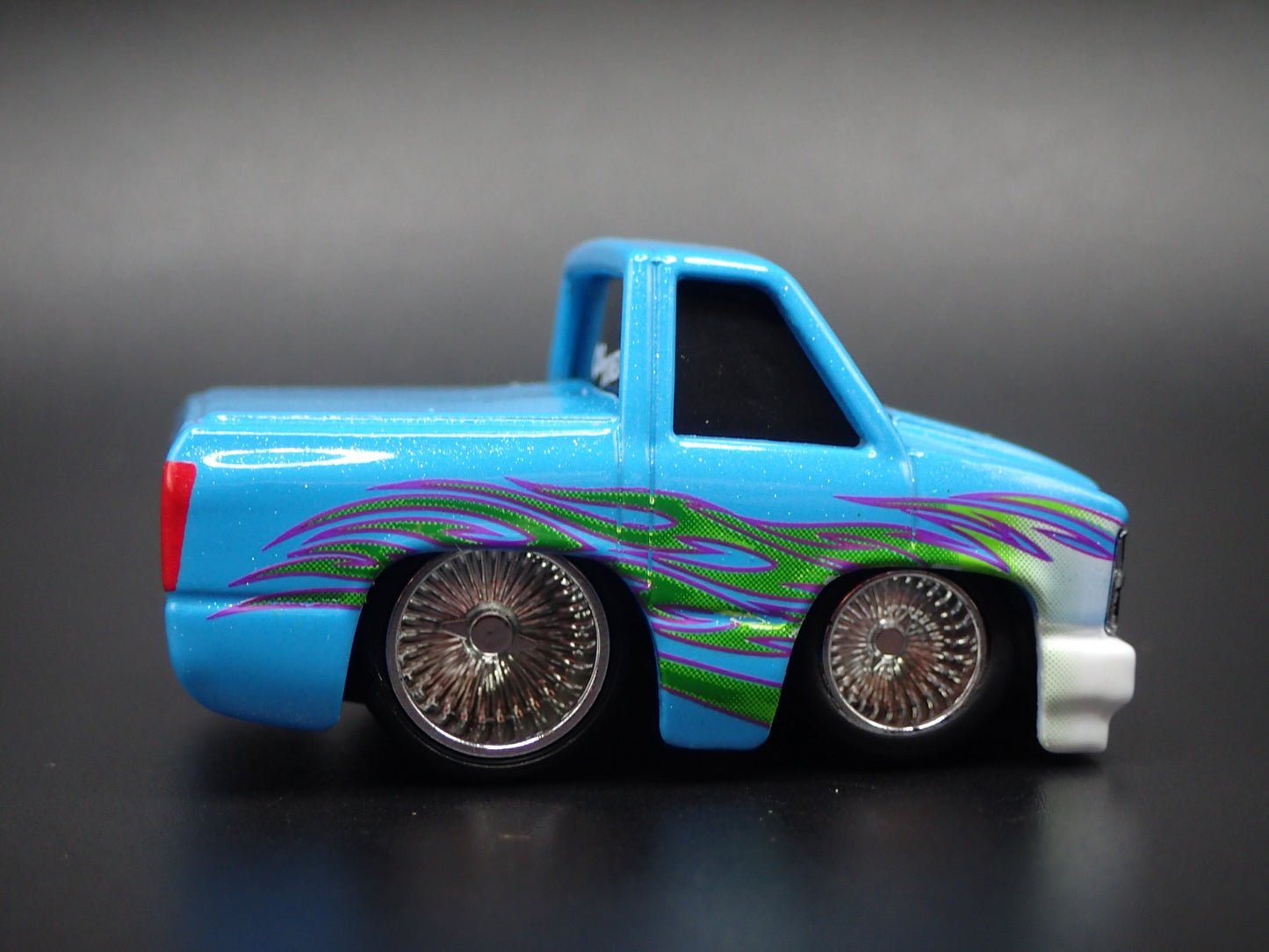 1990 90 CHEVY CHEVROLET 454 PICKUP TRUCK TUNED TEAL 1/64 SCALE DIECAST MODEL CAR