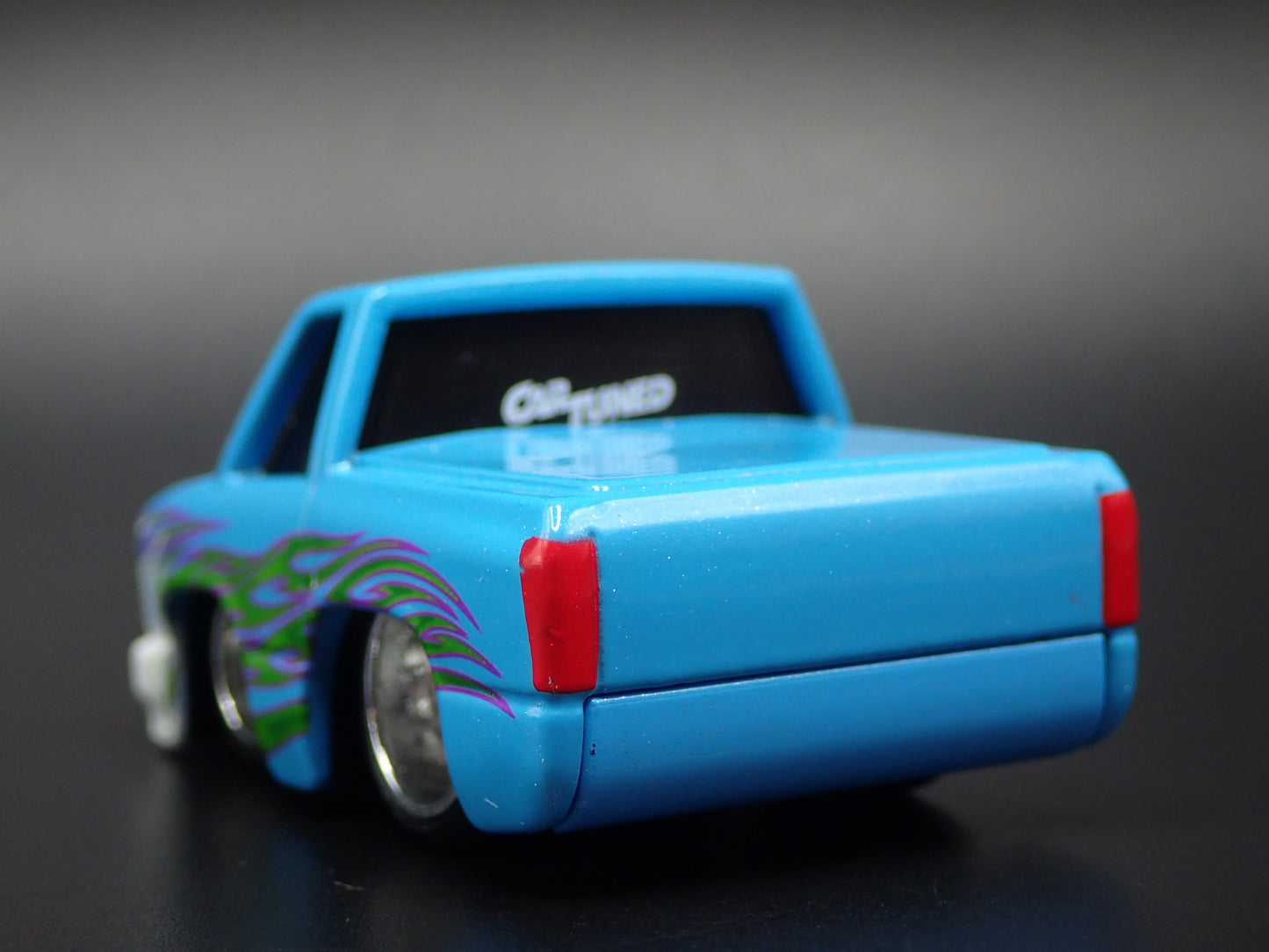 1990 90 CHEVY CHEVROLET 454 PICKUP TRUCK TUNED TEAL 1/64 SCALE DIECAST MODEL CAR