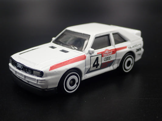 1980-1991 AUDI SPORT QUATTRO WHITE 1:64 SCALE COLLECTIBLE DIECAST MODEL CAR