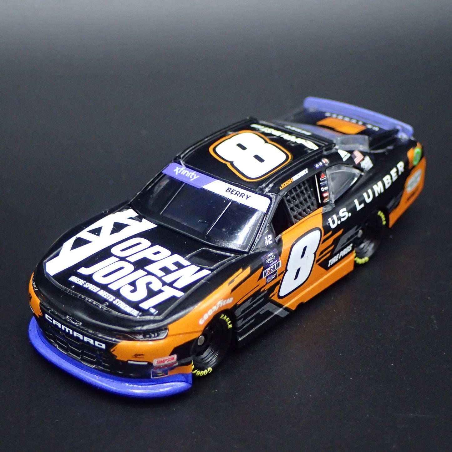 2022 22 CHEVY CAMARO #8 JOSH BERRY US LUMBER NASCAR 1:64 SCALE DIECAST MODEL CAR