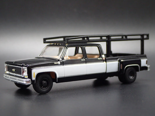 1973 73 CHEVY SILVERADO 30 DUALLY SQUAREBODY TRUCK 1/64 SCALE DIECAST MODEL CAR