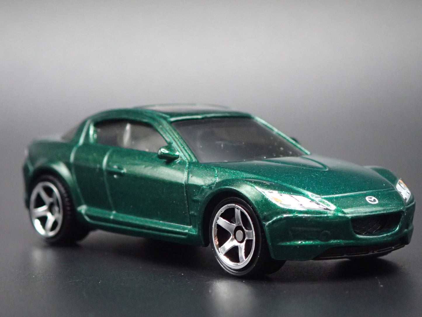 2003-2012 MAZDA RX8 JDM GREEN 1:64 SCALE COLLECTIBLE DIORAMA DIECAST MODEL CAR