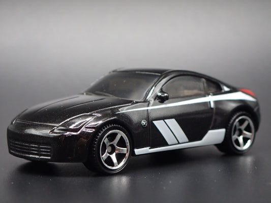 2003-2009 NISSAN 350Z JDM BLACK 1:64 SCALE COLLECTIBLE DIORAMA DIECAST MODEL CAR