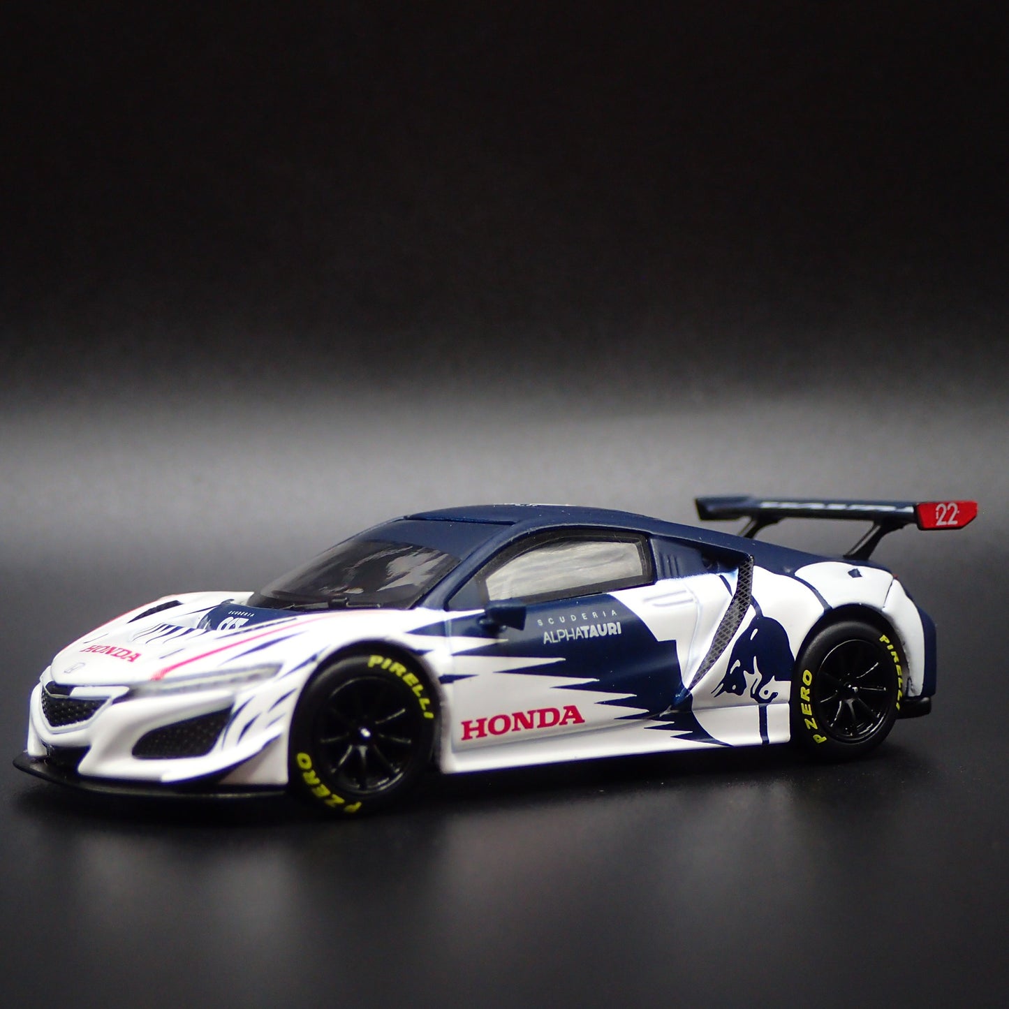HONDA NSX GT3 EVO SUPER CAR 2023 YUKI TSUNODA 1:64 SCALE DIECAST MODEL CAR