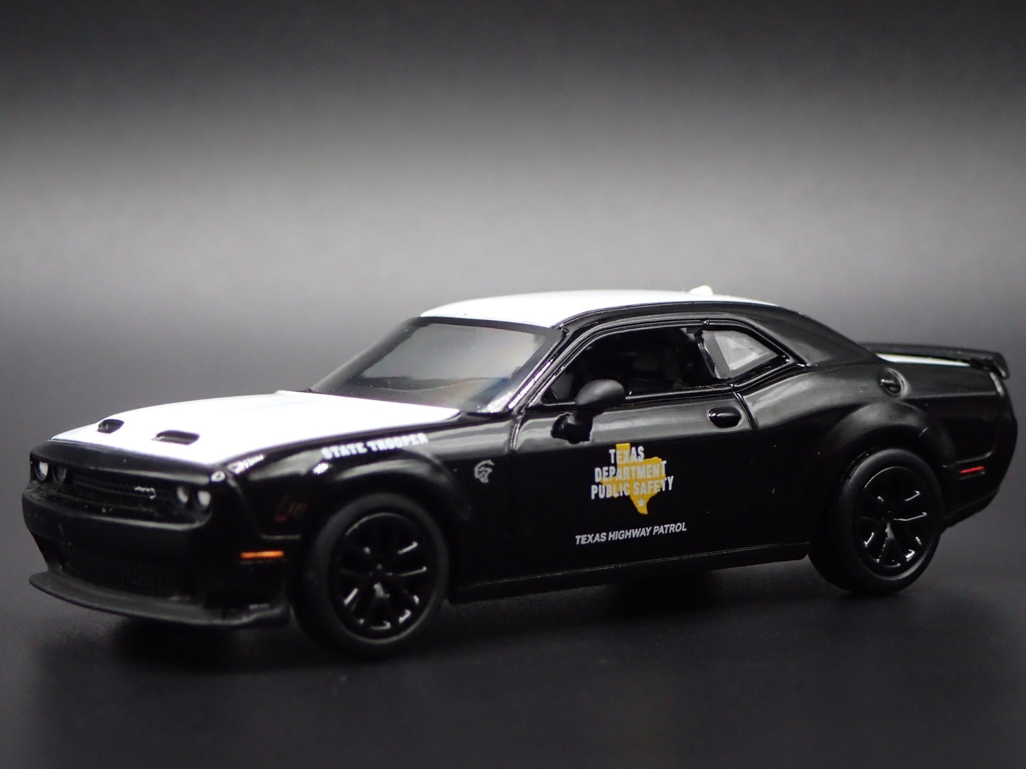 2011-2023 DODGE CHALLENGER SRT HELLCAT TEXAS POLICE 1/64 SCALE DIECAST MODEL CAR