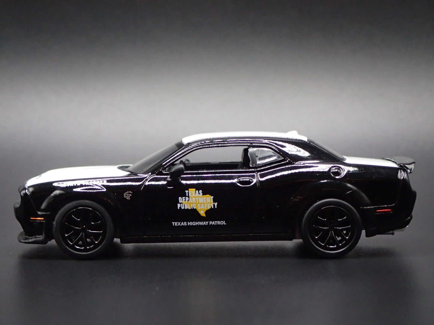2011-2023 DODGE CHALLENGER SRT HELLCAT TEXAS POLICE 1/64 SCALE DIECAST MODEL CAR