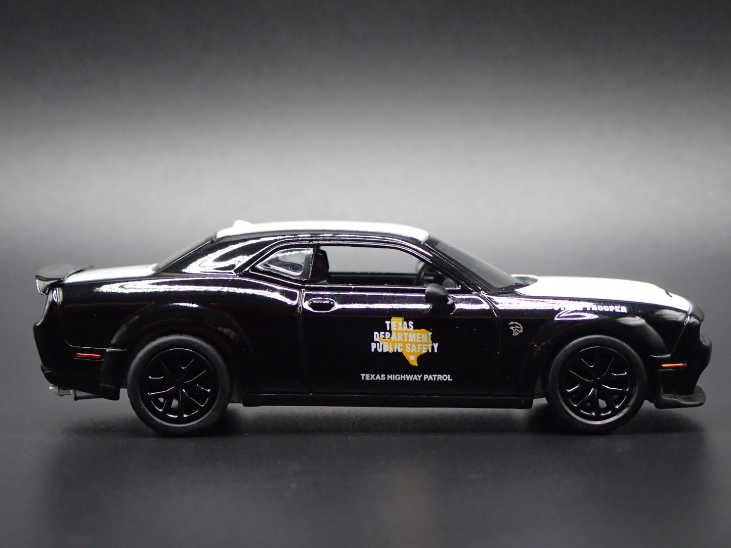 2011-2023 DODGE CHALLENGER SRT HELLCAT TEXAS POLICE 1/64 SCALE DIECAST MODEL CAR