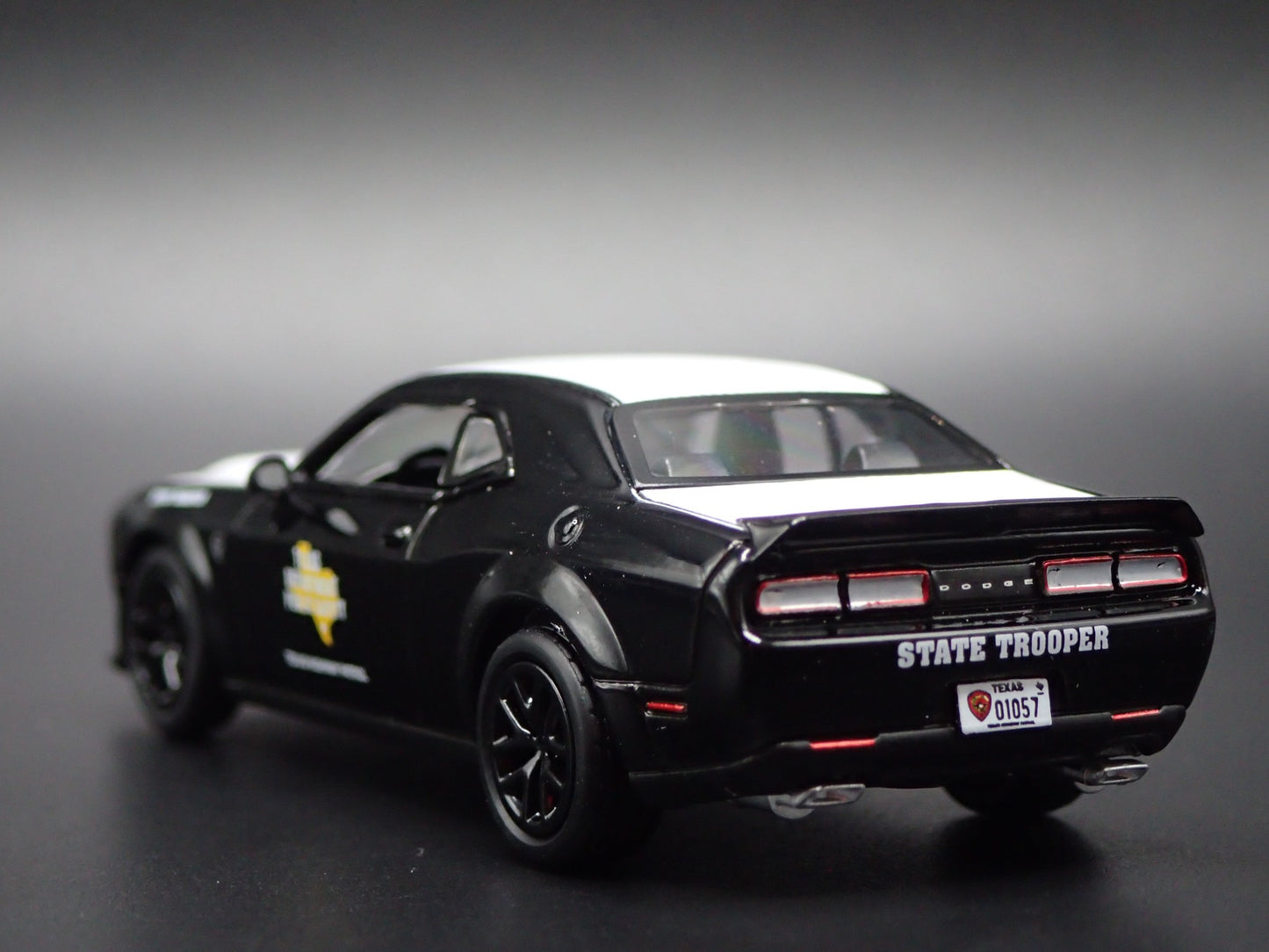 2011-2023 DODGE CHALLENGER SRT HELLCAT TEXAS POLICE 1/64 SCALE DIECAST MODEL CAR