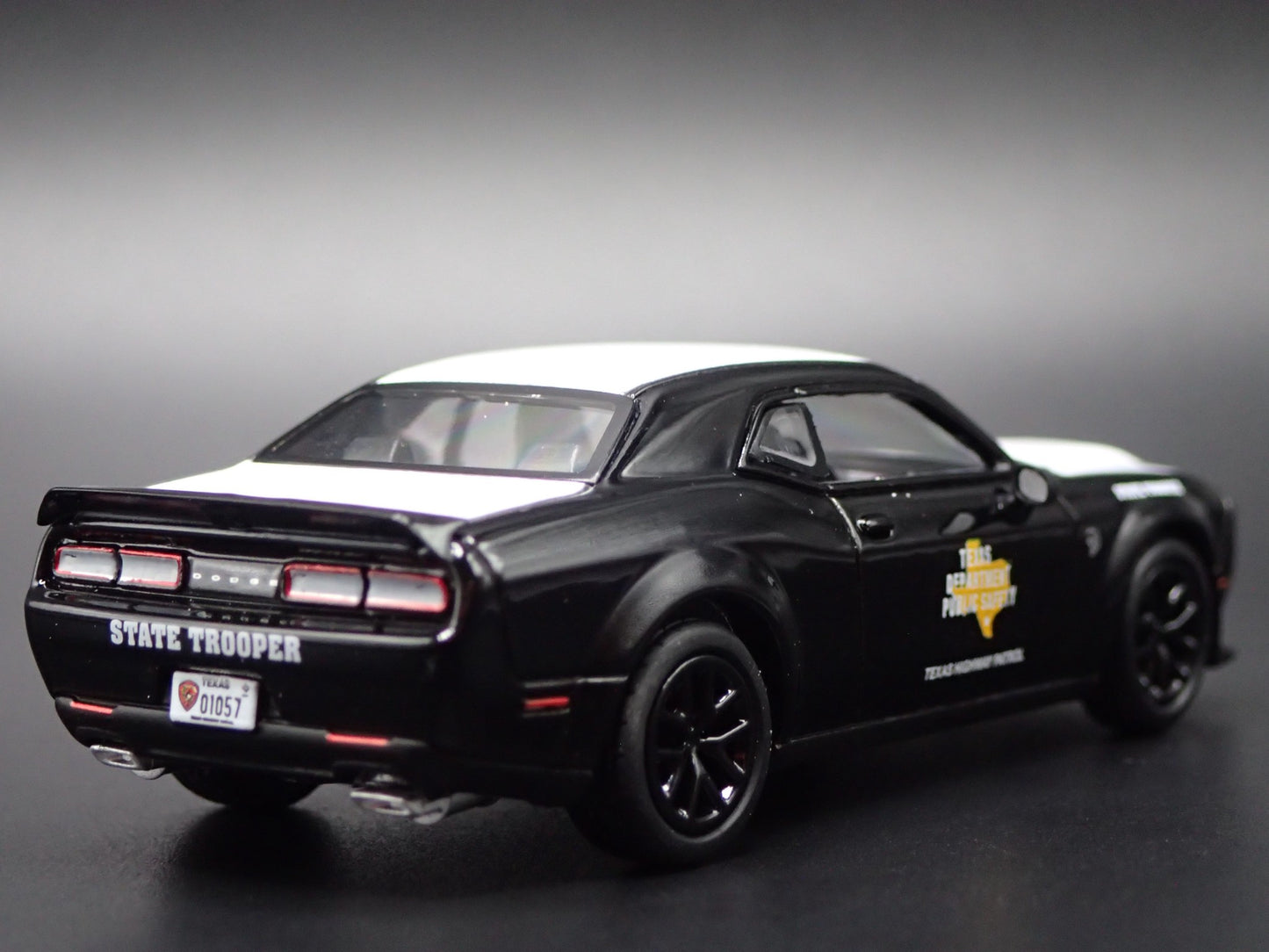 2011-2023 DODGE CHALLENGER SRT HELLCAT TEXAS POLICE 1/64 SCALE DIECAST MODEL CAR