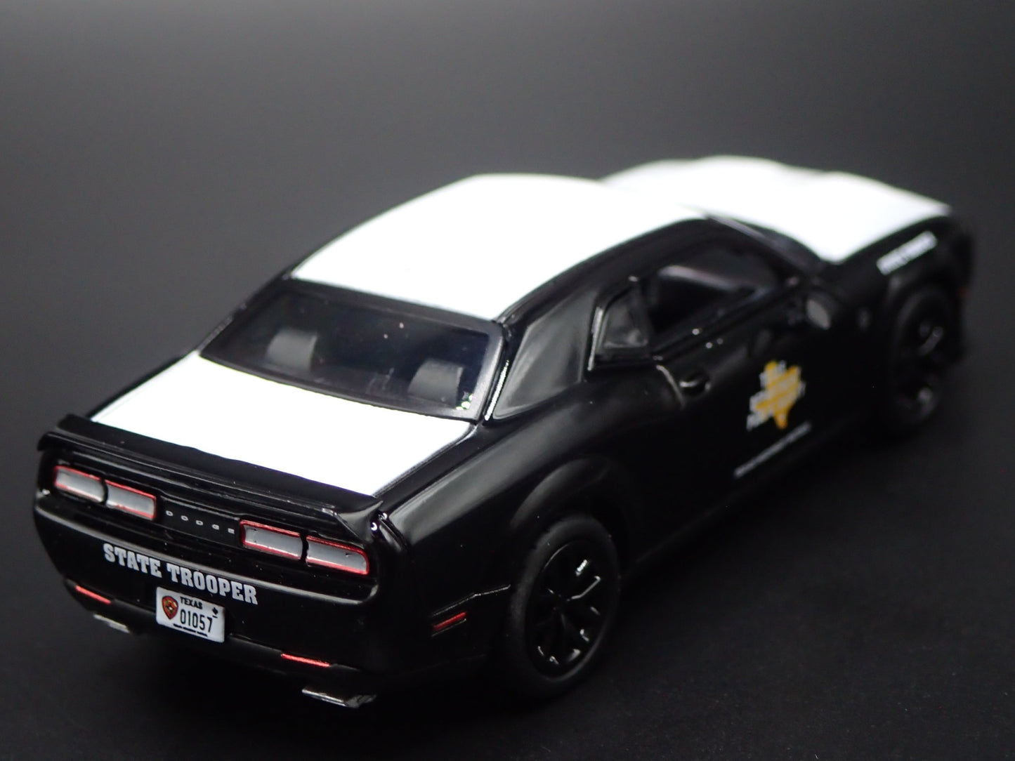2011-2023 DODGE CHALLENGER SRT HELLCAT TEXAS POLICE 1/64 SCALE DIECAST MODEL CAR