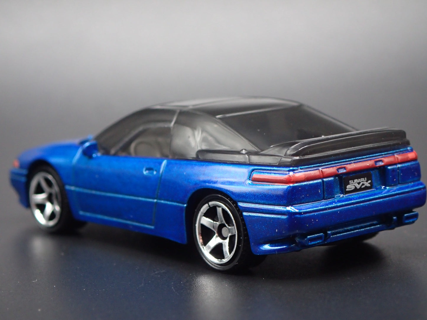 1991-1996 SUBARU SVX BLUE RARE 1:64 SCALE COLLECTIBLE DIORAMA DIECAST MODEL CAR