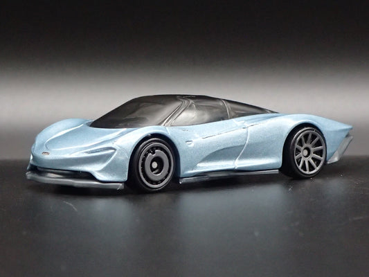 2020 20 MCLAREN SPEEDTAIL SUPER CAR BLUE 1:64 SCALE DIORAMA DIECAST MODEL CAR