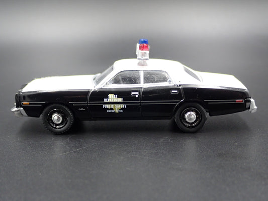 1977 77 DODGE MONACO TEXAS HIGHWAY PATROL POLICE 1/64 SCALE DIECAST MODEL CAR-Burning Rubber Toy Company
