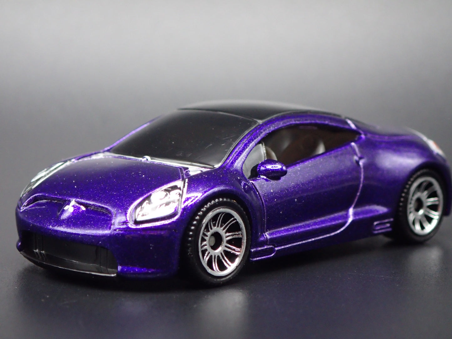 2006-2012 MITSUBISHI ECLIPSE PURPLE 1:64 SCALE COLLECTIBLE DIECAST MODEL CAR