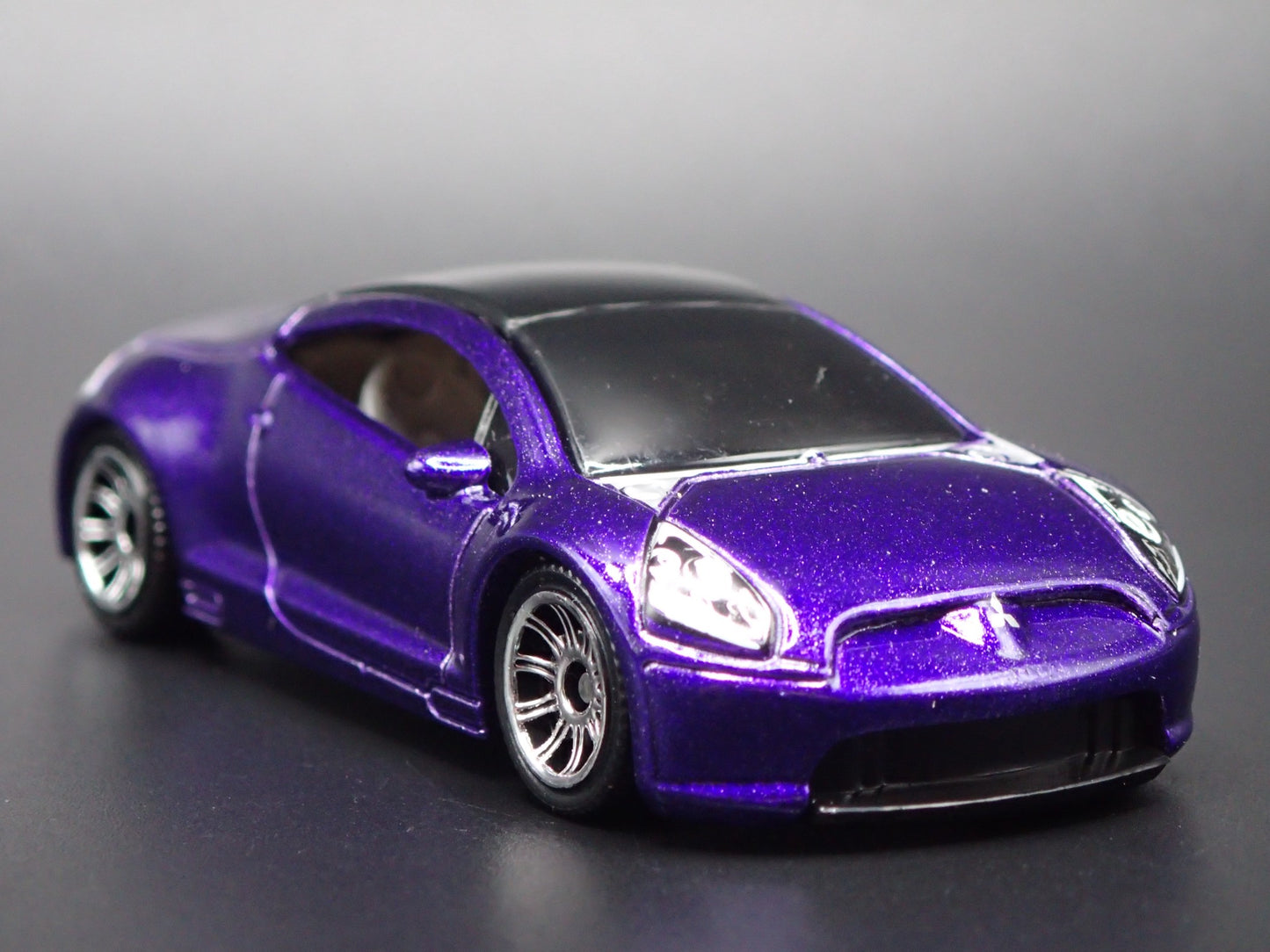 2006-2012 MITSUBISHI ECLIPSE PURPLE 1:64 SCALE COLLECTIBLE DIECAST MODEL CAR
