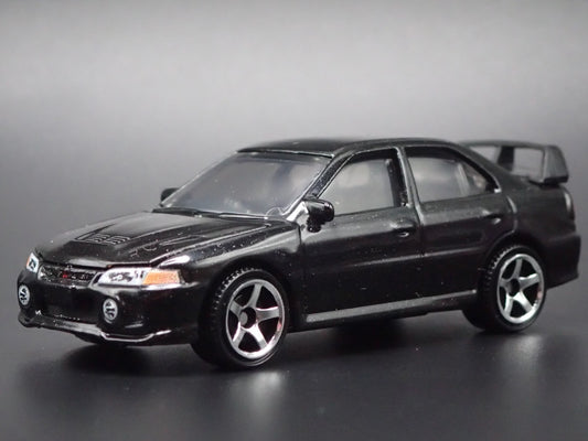 1996-1998 MITSUBISHI LANCER EVOLUTION EVO IV BLACK 1:64 SCALE DIECAST MODEL CAR